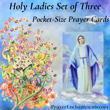 Holy Ladies Set of Three Cards