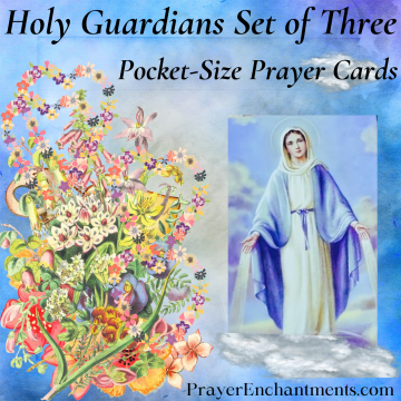 Holy Guardians - Set of Three Holy Cards